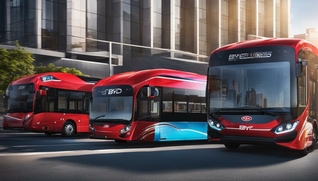 BYD electric buses