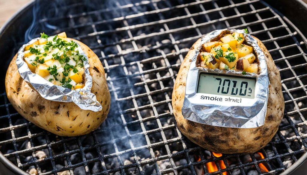 ideal grill baked potato duration